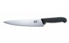 Nóż do mięsa Victorinox Fibrox - Lekki, stal nierdzewna, antypoślizgowa rękojeść, do krojenia mięsa - 22 cm